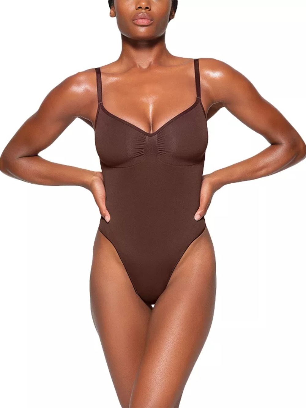 SKIMS Molded Underwire Bodysuit BD-THG-9104 (COCOA) L